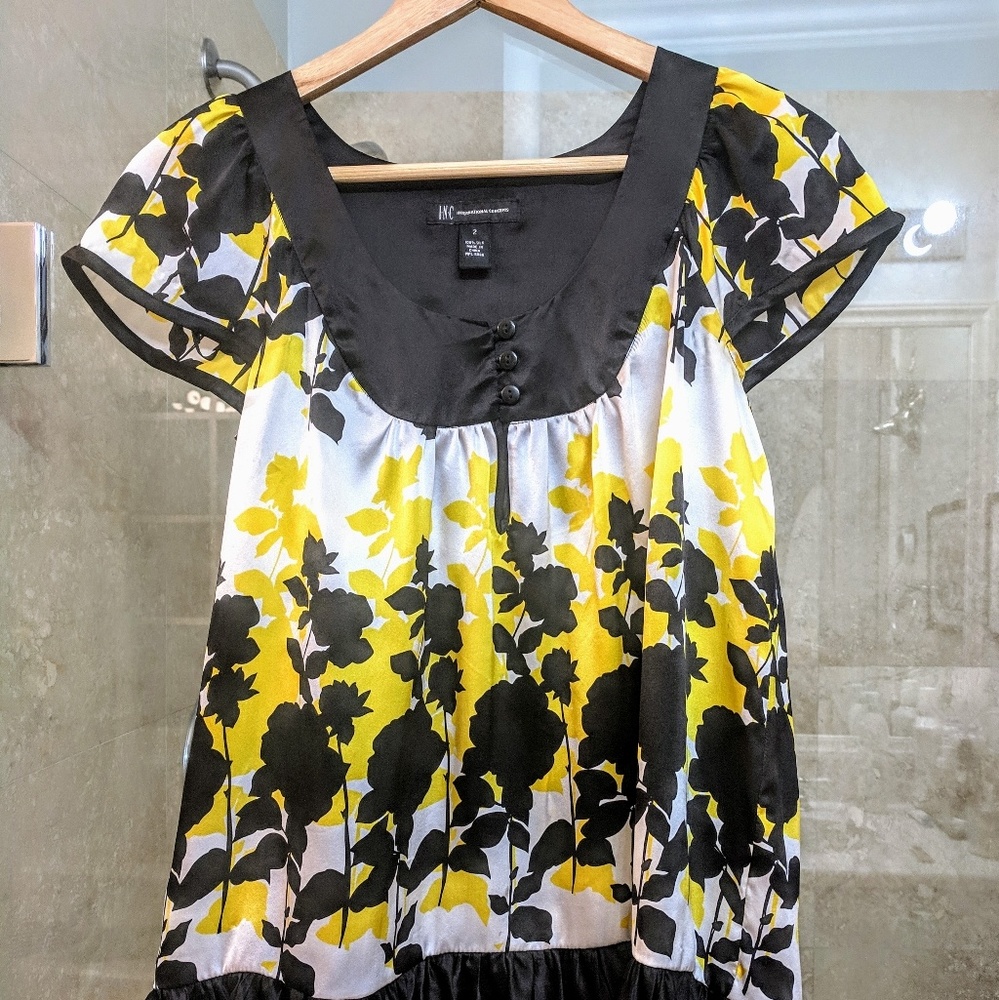 INC Silk Blouse